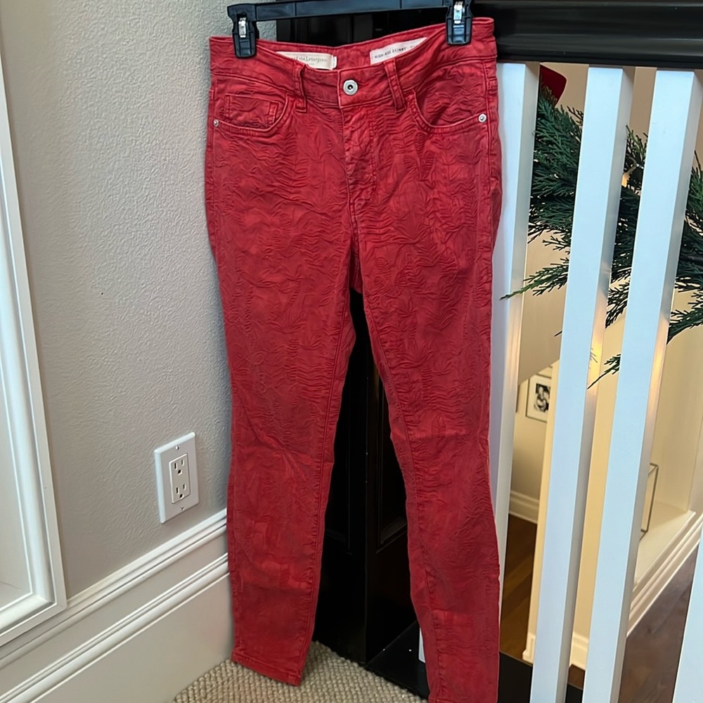 Pilcro and the Letterpress pants by Anthropologie, size 27